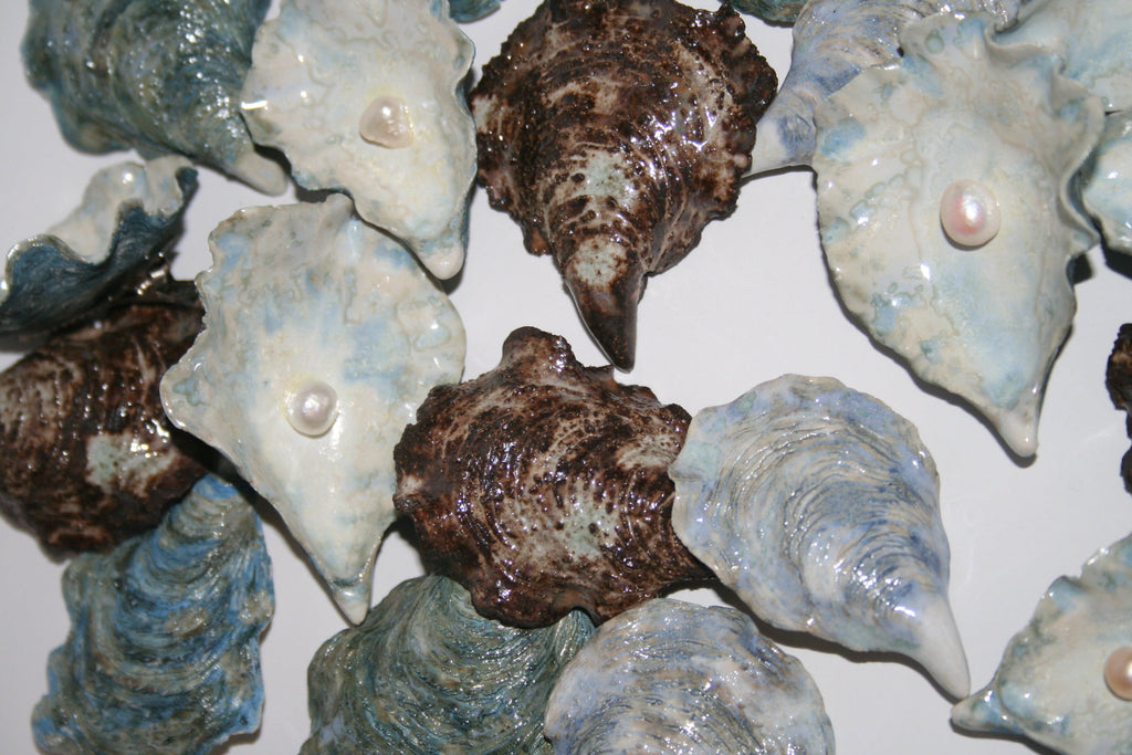 Oyster Brooch - Shell Pin